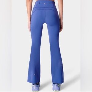 Sweaty Betty kick flare yoga pants leggings blue